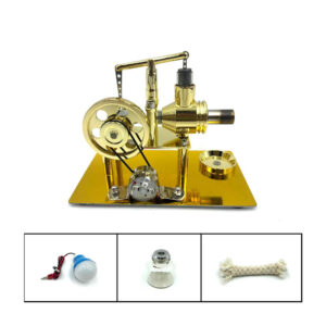 Metal High Single Cylinder Stirling Engine Micro Steam Generator K999