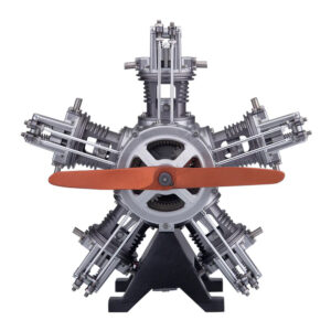TEACHING DM116 Five Cylinder Star Engine Model Kit DIY 230+ Parts Metal Engine Assembly Kit Mechanical TOY