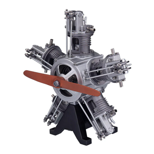 TEACHING DM116 Five Cylinder Star Engine Model Kit DIY 230+ Parts Metal Engine Assembly Kit Mechanical TOY - Image 2
