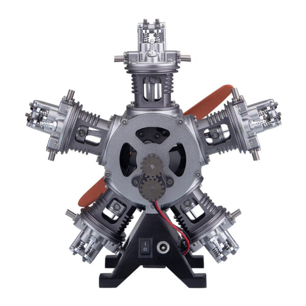 TEACHING DM116 Five Cylinder Star Engine Model Kit DIY 230+ Parts Metal Engine Assembly Kit Mechanical TOY - Image 4