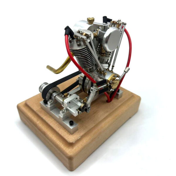 MUSA V-Twin Mini 4 Stroke V2 Gasoline Internal Combustion Engine Model Realistic RTR Version Motorcycle Starter - Image 4