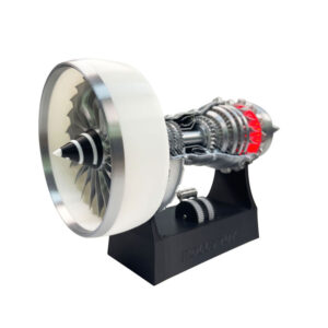 Turbofan Engine Model Push Rod Speed Control - Silver White 28CM