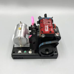 TOYAN FS-L200AC Twin Cylinder Four Stroke Air Cooled Nitro Engine Model Complete Set