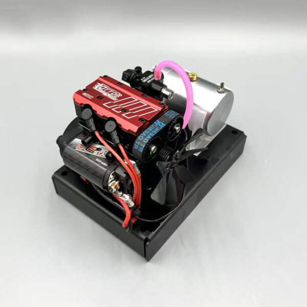 TOYAN FS-L200AC Twin Cylinder Four Stroke Air Cooled Nitro Engine Model Complete Set - Image 3