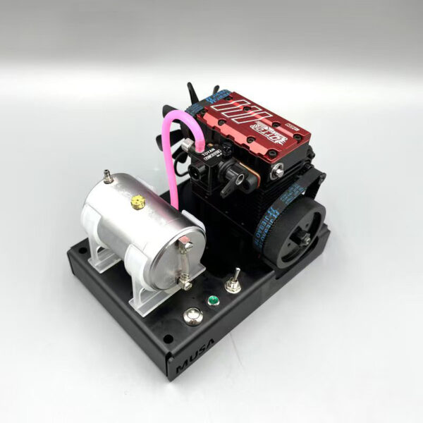 TOYAN FS-L200AC Twin Cylinder Four Stroke Air Cooled Nitro Engine Model Complete Set - Image 5