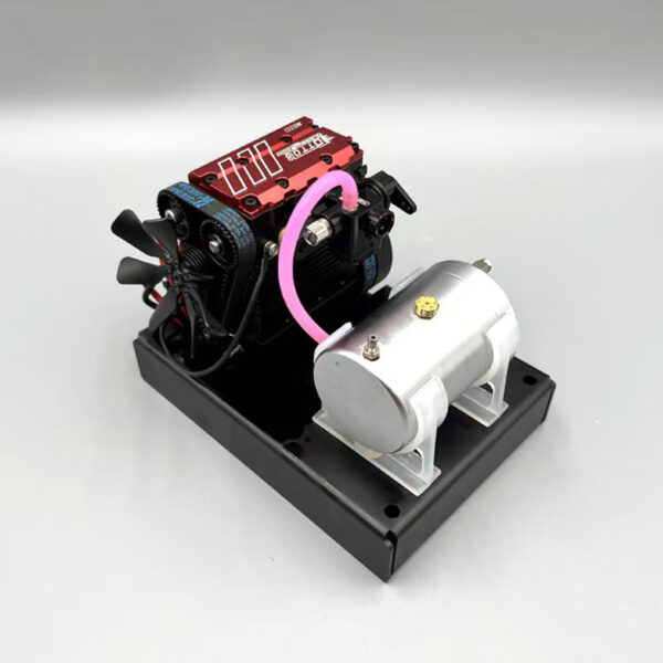 TOYAN FS-L200AC Twin Cylinder Four Stroke Air Cooled Nitro Engine Model Complete Set - Image 7