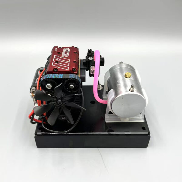 TOYAN FS-L200AC Twin Cylinder Four Stroke Air Cooled Nitro Engine Model Complete Set - Image 6