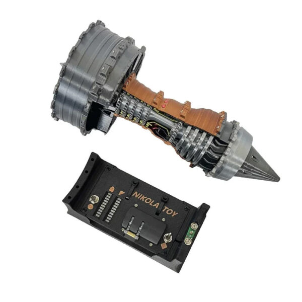 NIKOLATOY TR 900 Aviation Turbofan Engine Model Brushless Motor with Reverse Thrust PLA 3D Printing Model Toy - Image 5