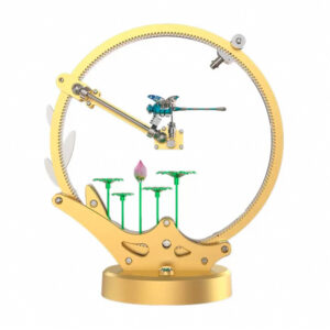 TECHING DIY Metal Mechanical Dragonfly Assembly Kit DM334 Dragonfly Set Art Ornaments 100+ Parts Model Toy Gift