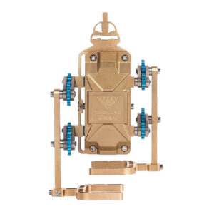TECHING 67+ Parts Mini Pedestrian Robot Engine Assembly Kit DIY Metal Robot Mechanical Kit Collection Gift