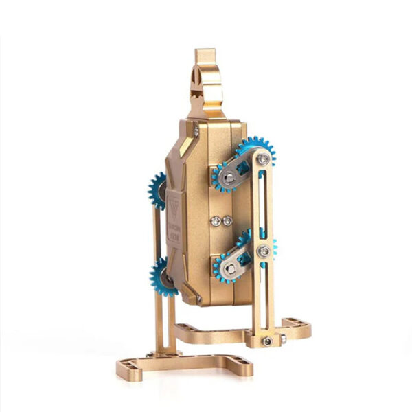 TECHING 67+ Parts Mini Pedestrian Robot Engine Assembly Kit DIY Metal Robot Mechanical Kit Collection Gift - Image 2