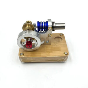 M20-TZ-01 Precision Coaxial Single Cylinder Steam Engine Metal Gear Starter Hot Air Engine Entity Model Toy