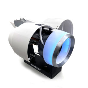 TR900 Cool Aircraft Fairing Engine Model PLA 1:24 Adjustable Speed ​​Engine Model Red and Blue Light Toy Gift