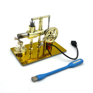 Stirling Balanced Single Cylinder Engine CNC Cool Model Toy