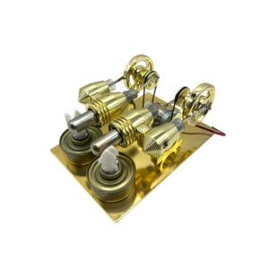Stirling Twin Cylinder Engine Model Experimental Generator Engine Toy