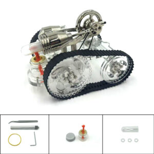 Stirling Tank Engine Model Miniature External Combustion Tank Desktop Toy