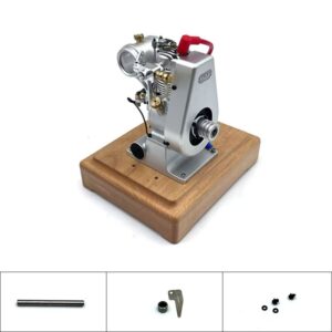 2.7CC Air Cooled Engine OHV Vertical Single Cylinder 4 Stroke Gasoline Engine DIY Modified Model Toy MUSA F1