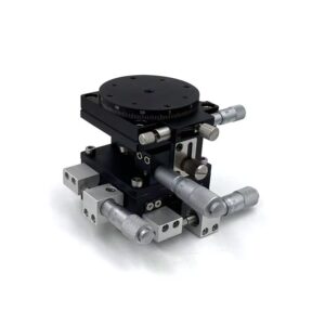 XYZR Four Axis Precision Fine Tuning Slide 60*60mm Manual Linear Displacement Platform Guide Model-LT60