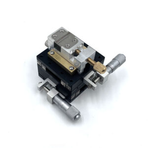 LY60-L Miniature Precision Bench Vise - Watch Repair Tool - Silver Clamp