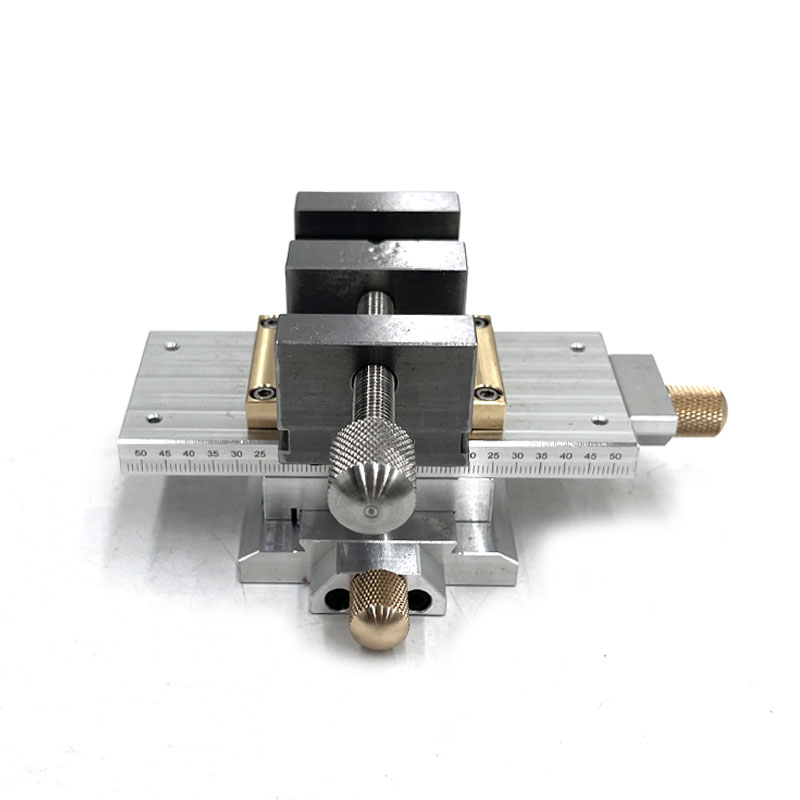 Miniature Cross Table Vise - XY Axis Adjustable Aluminum Alloy Precision Slide - Image 4