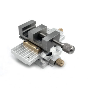 Miniature Cross Table Vise - XY Axis Adjustable Aluminum Alloy Precision Slide