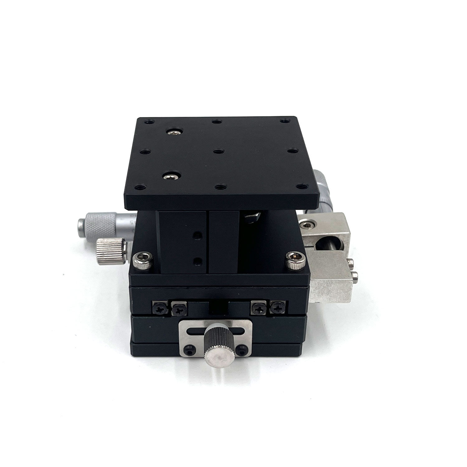 XYZ LD60-LM Three Axis Precision Displacement Slide 60*60mm Manual Fine-tuning Platform Rotary Type - Image 7