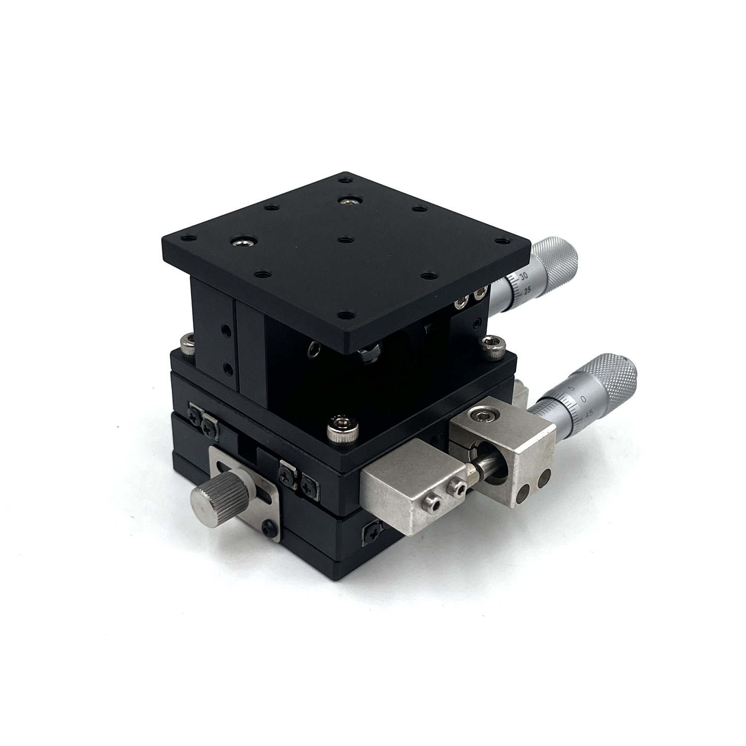 XYZ LD60-LM Three Axis Precision Displacement Slide 60*60mm Manual Fine-tuning Platform Rotary Type - Image 4