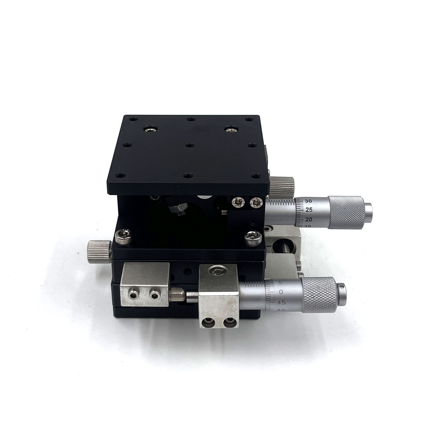 XYZ LD60-LM Three Axis Precision Displacement Slide 60*60mm Manual Fine-tuning Platform Rotary Type - Image 3