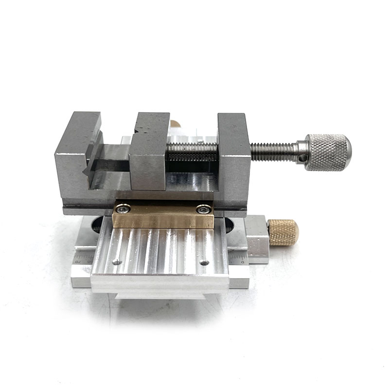 Miniature Cross Table Vise - XY Axis Adjustable Aluminum Alloy Precision Slide - Image 3