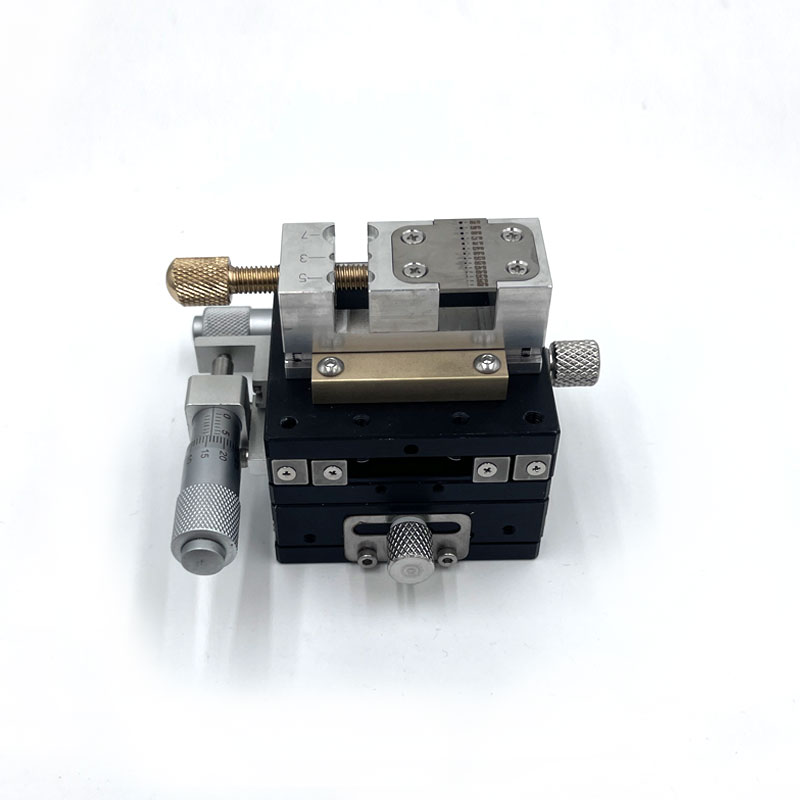 LY60-L Miniature Precision Bench Vise - Watch Repair Tool - Silver Clamp - Image 6