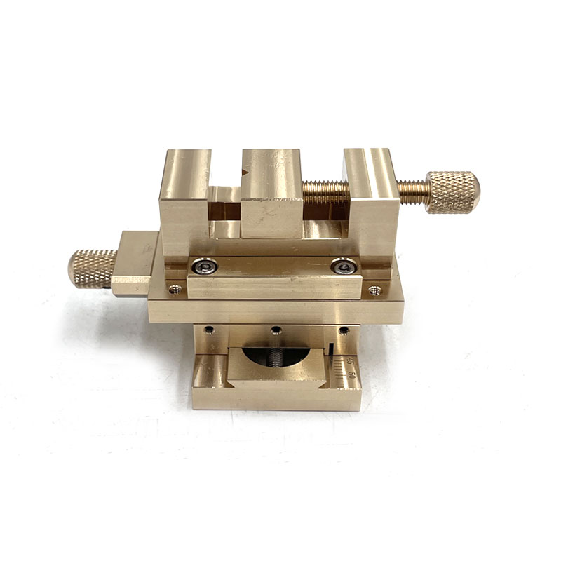 Miniature Cross Slide Vise - XY Axis Adjustable Brass - Image 3