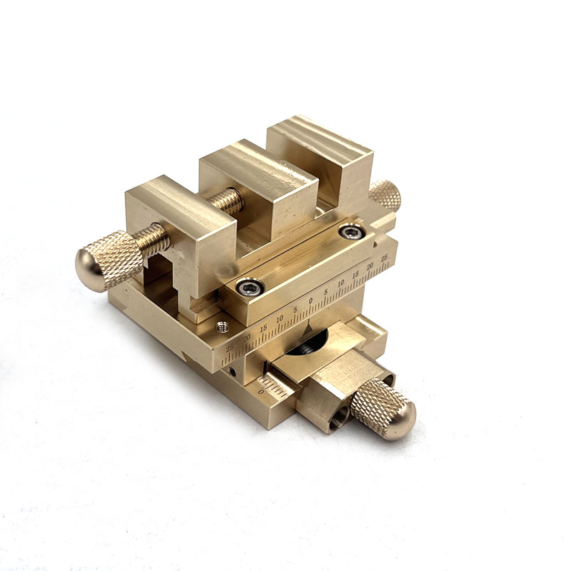 Miniature Cross Slide Vise - XY Axis Adjustable Brass - Image 5