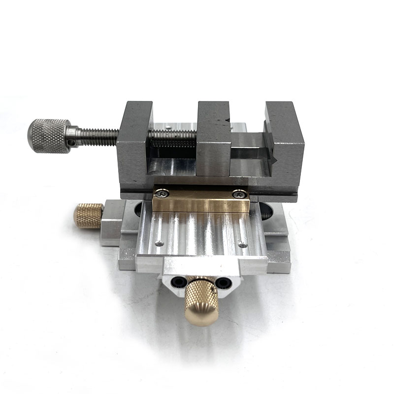 Miniature Cross Table Vise - XY Axis Adjustable Aluminum Alloy Precision Slide - Image 5