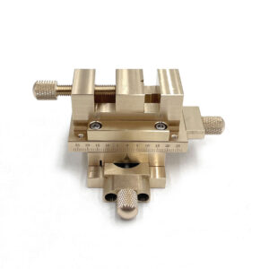Miniature Cross Slide Vise - XY Axis Adjustable Brass