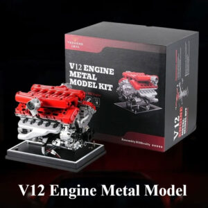 TECHING DM108 Metal V12 DIY Engine Model Kit 800+PCS