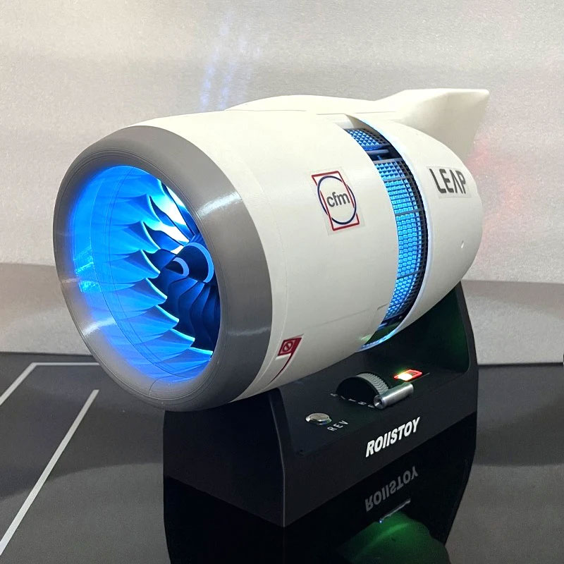 Aircraft Turbofan Engine Model PLA Jet Thrust Reverse Engine Model Toy CFM-LEAP - Image 2
