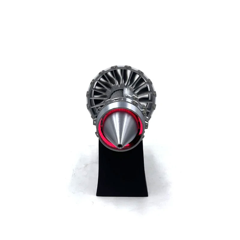 Silent Turbine Fan Engine Model Electric Turbo Fan Engine Desktop Toy Gift - Image 5