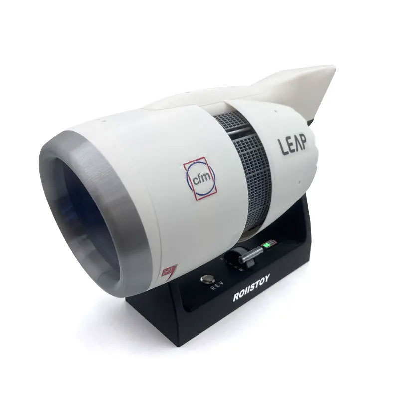 Aircraft Turbofan Engine Model PLA Jet Thrust Reverse Engine Model Toy CFM-LEAP