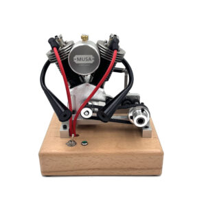 V2 Twin Cylinder Engine Model 6.6CC Four Stroke Single Cylinder Internal Combustion Engine CNC Mechanical Toy