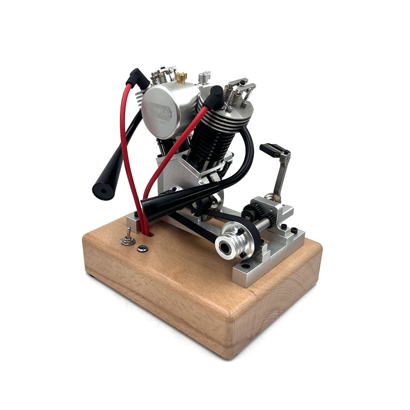 V2 Twin Cylinder Engine Model 6.6CC Four Stroke Single Cylinder Internal Combustion Engine CNC Mechanical Toy - Image 2