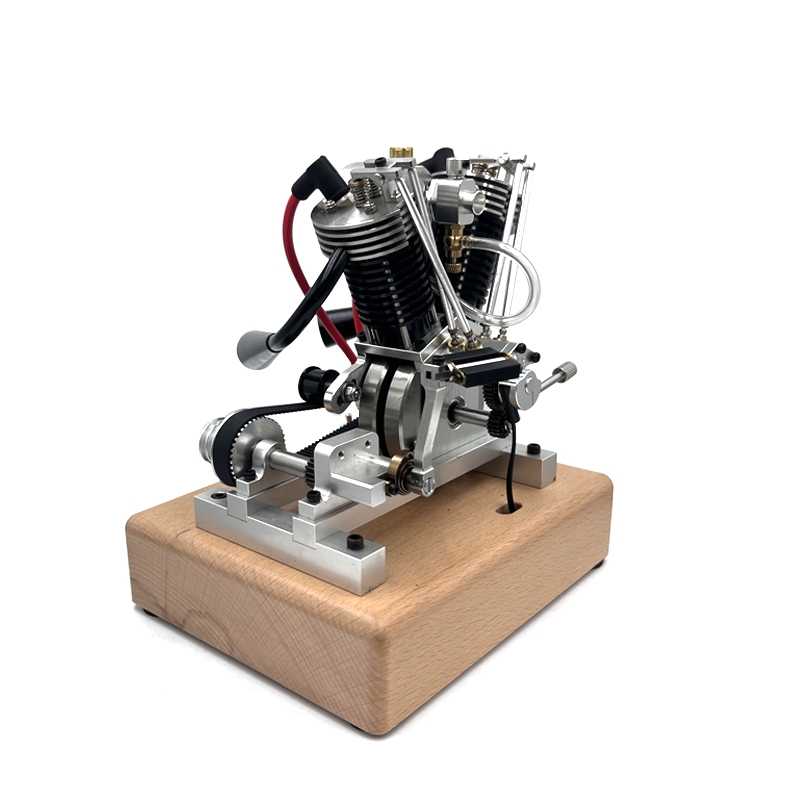V2 Twin Cylinder Engine Model 6.6CC Four Stroke Single Cylinder Internal Combustion Engine CNC Mechanical Toy - Image 4